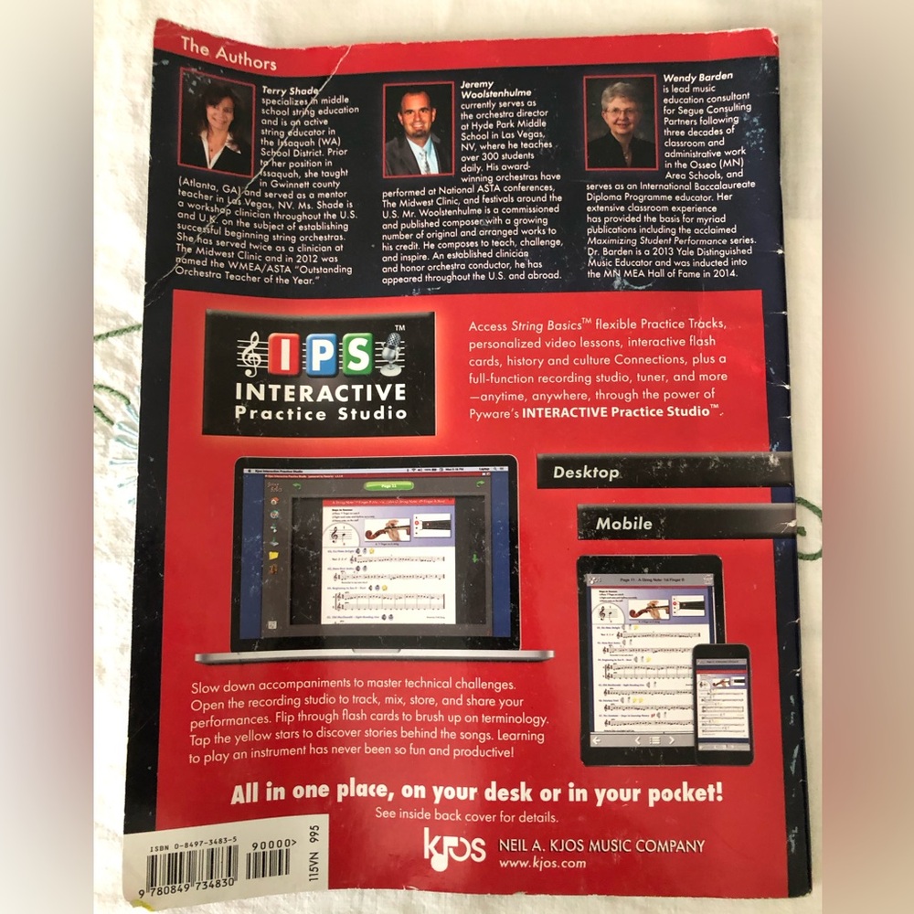 String Basics Violin Book 1, authored by Terry Shade and Jeremy Woolstenhulme - Picture 2 of 3